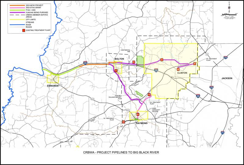 Project Pipelines to Big Black River